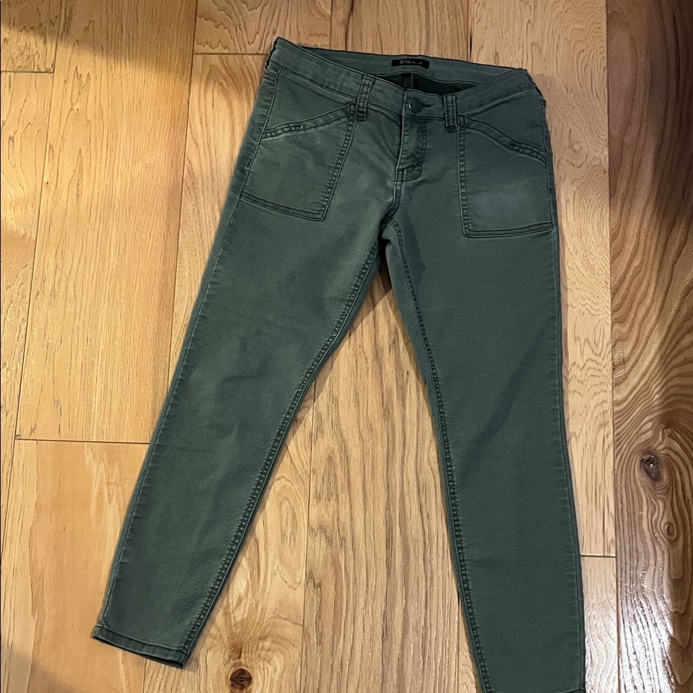 STS Blue Forest Green Ankle Pants